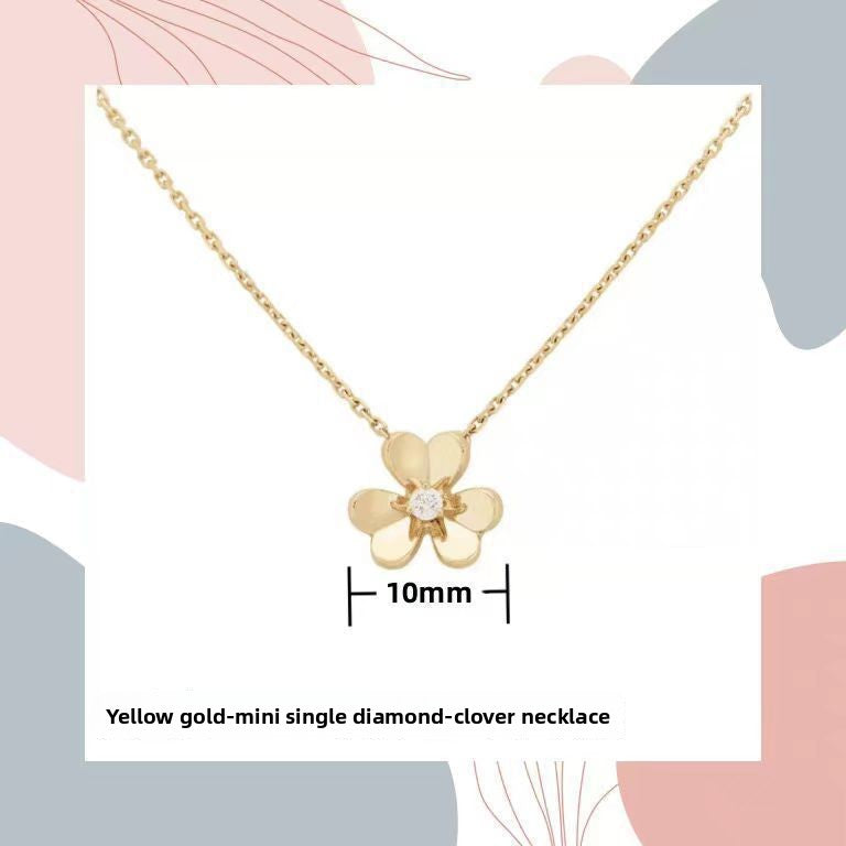 Lucky Clover Diamond Necklace