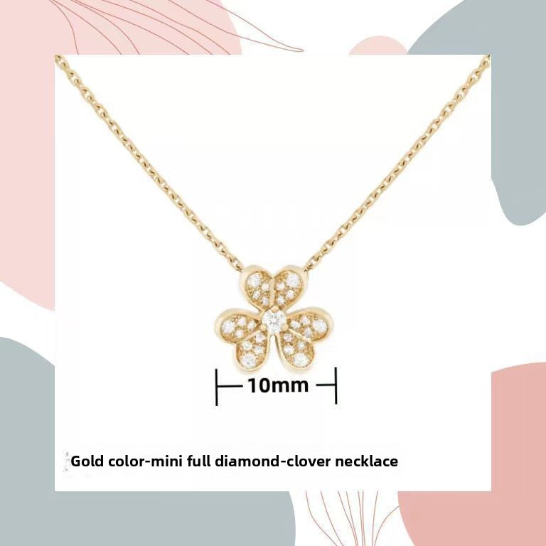 Lucky Clover Diamond Necklace