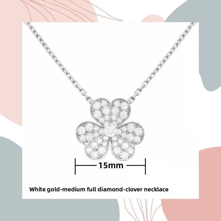 Lucky Clover Diamond Necklace