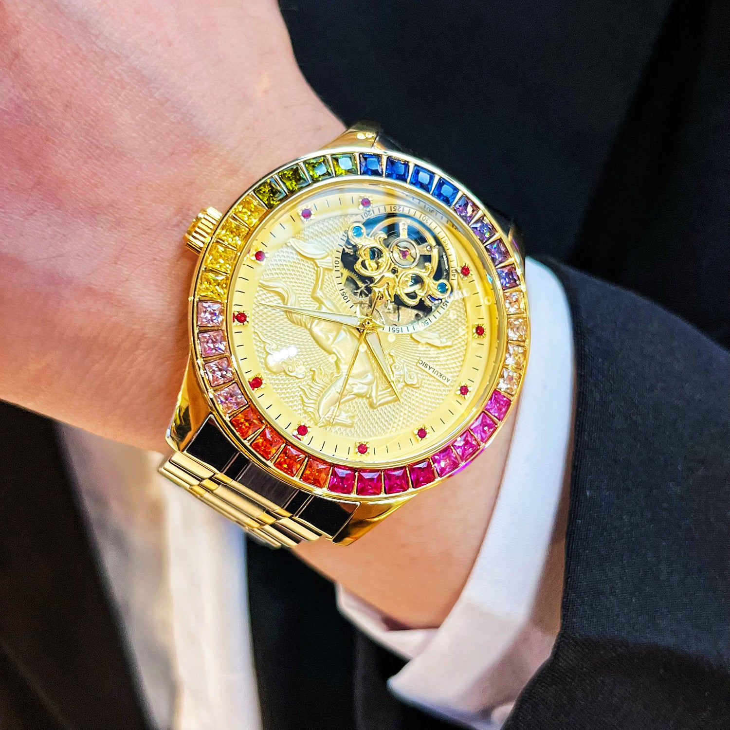 Pentium Golden Horse Mechanical Men's Watch