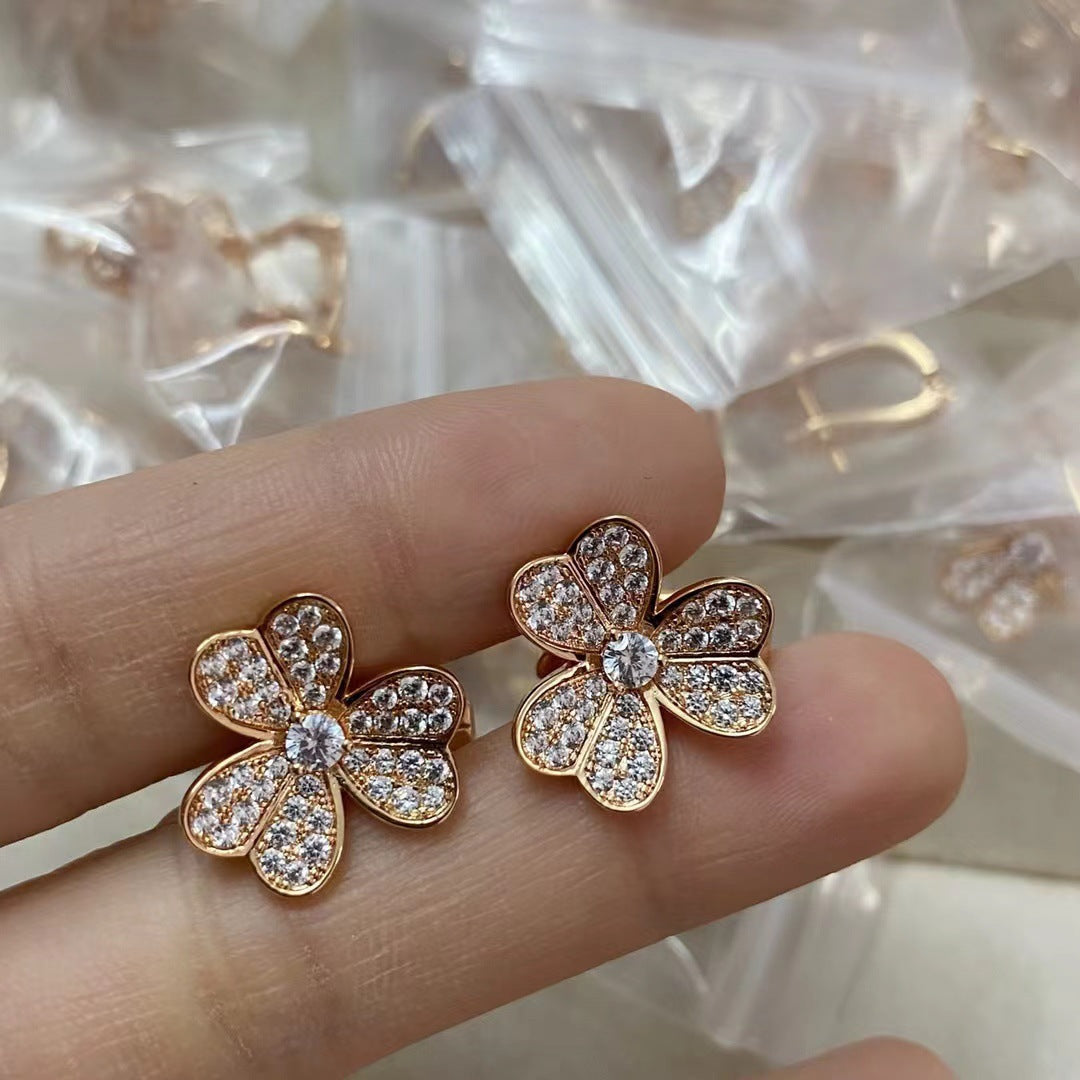 Lucky Clover Diamond Necklace