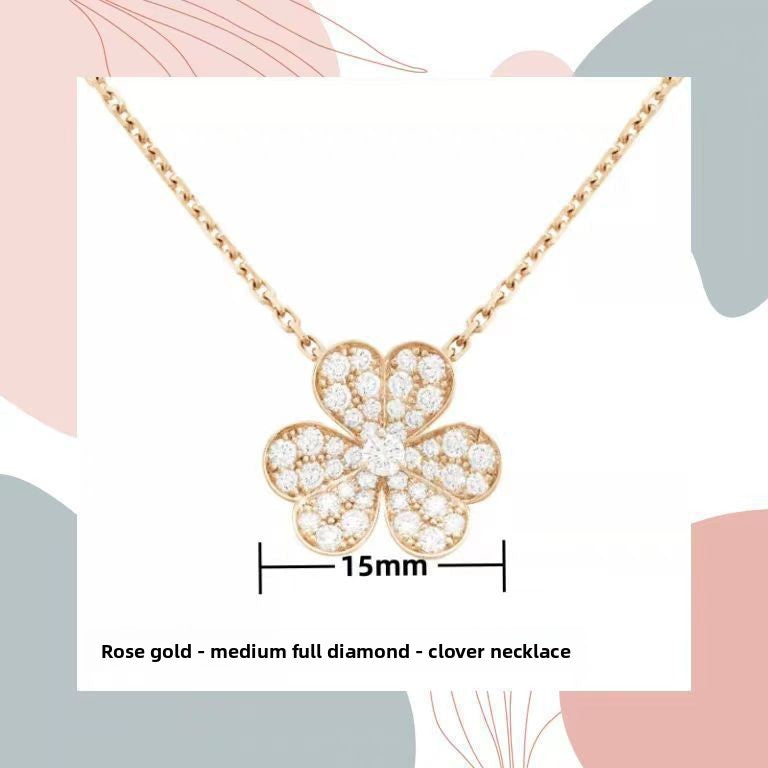 Lucky Clover Diamond Necklace