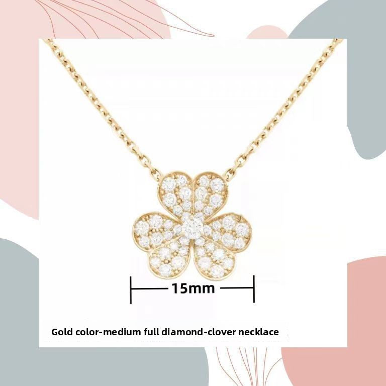 Lucky Clover Diamond Necklace