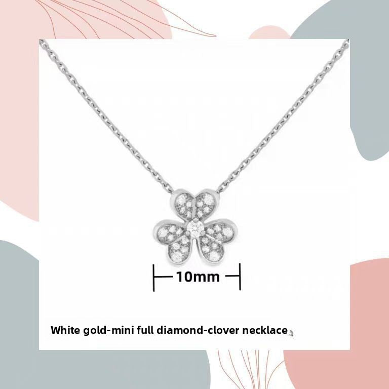 Lucky Clover Diamond Necklace