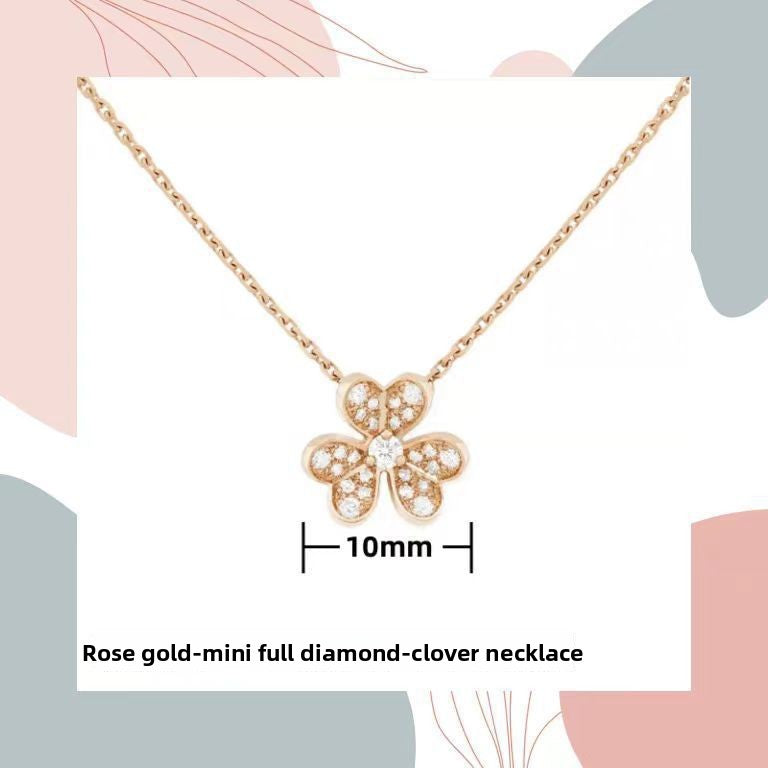 Lucky Clover Diamond Necklace