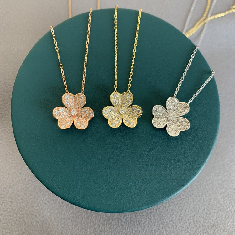 Lucky Clover Diamond Necklace