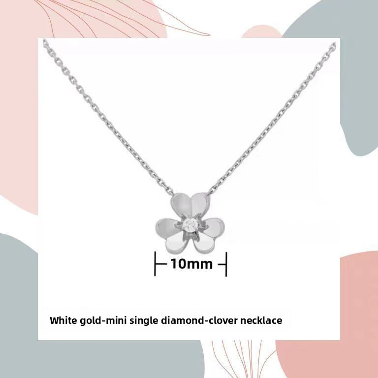 Lucky Clover Diamond Necklace