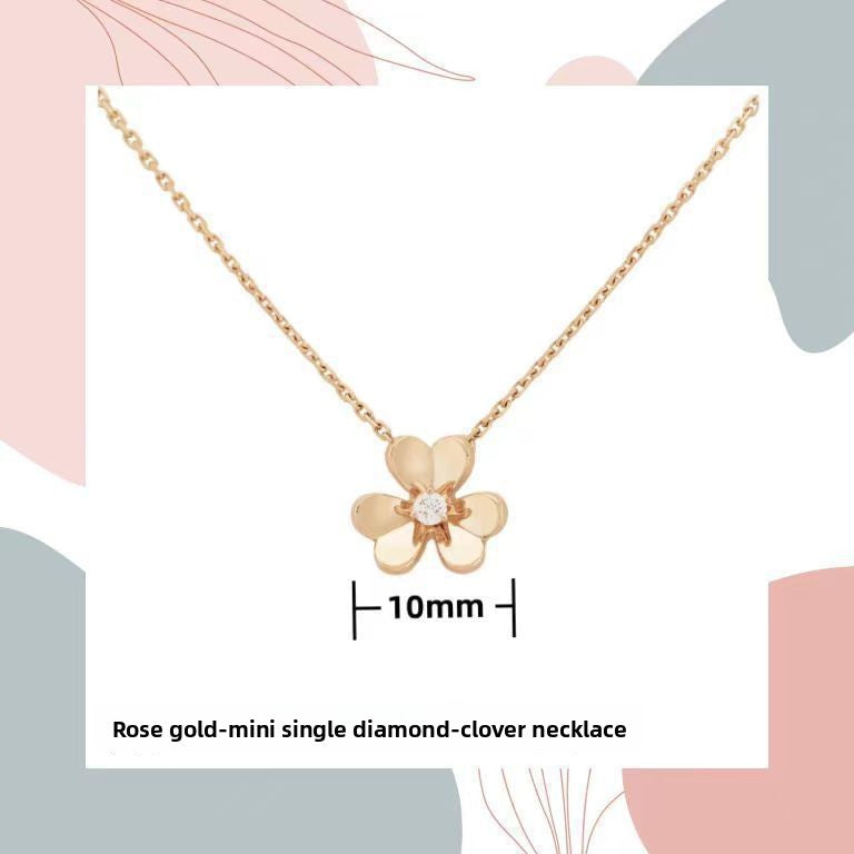Lucky Clover Diamond Necklace